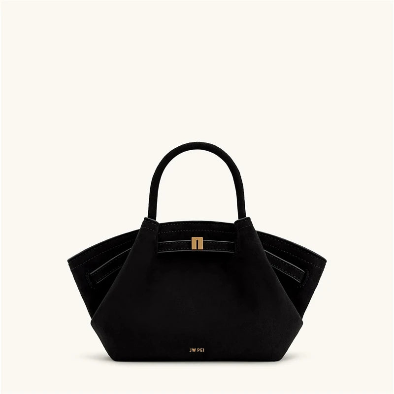 JW PEI Women's Dumpling Bag Large Capacity Tote Handbag, Trendy Shoulder Bag Light Luxury Soft Leather Casual Daily Crossbody