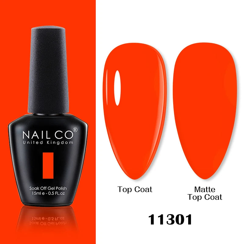 NAILCO 15ml Brown Nails Art Red Color Gel Nail Polish Semi-permanent UV Gel Polish Coffee Manicure Chocolate Hybrid Nail Varnish