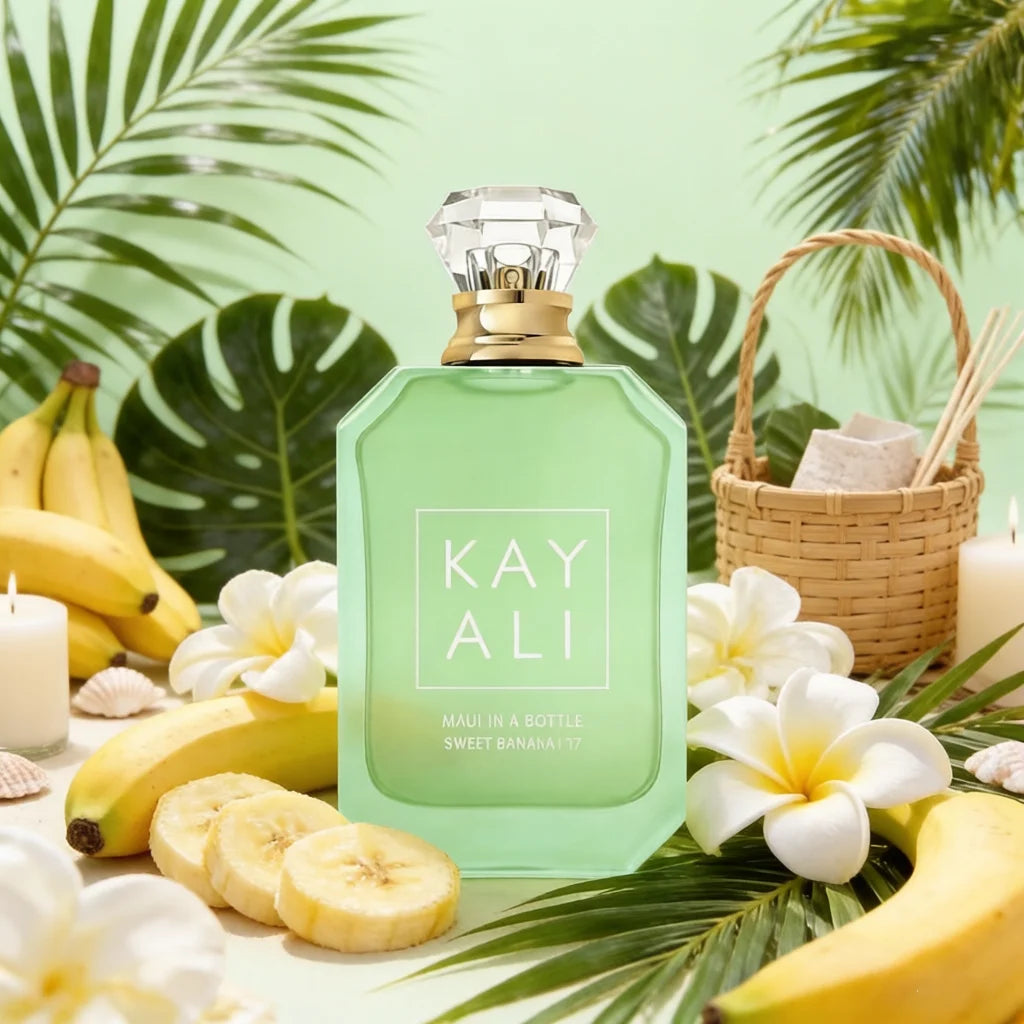 KAYALI Maui In A Bottle Sweet Bahama 73 Eau de Parfum, Fresh Tropical Fruity Scent with Banana Coconut, Long Lasting Unisex