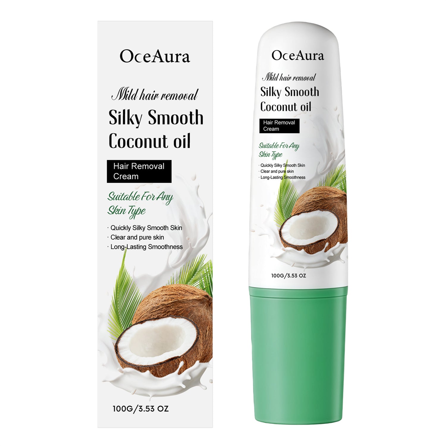 Coconut Oil Mild Depilatory Cream