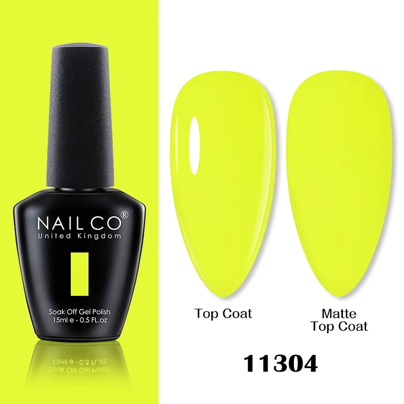 NAILCO 15ml Brown Nails Art Red Color Gel Nail Polish Semi-permanent UV Gel Polish Coffee Manicure Chocolate Hybrid Nail Varnish