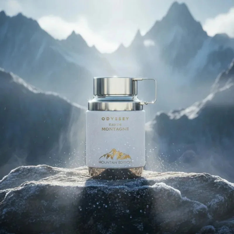 Armaf Odyssey Eau de Montagne Eau de Parfum 3.4 Ounce Lasting Oriental Vanilla Pheromones Perfume 100 ML Original Arab Perfumes