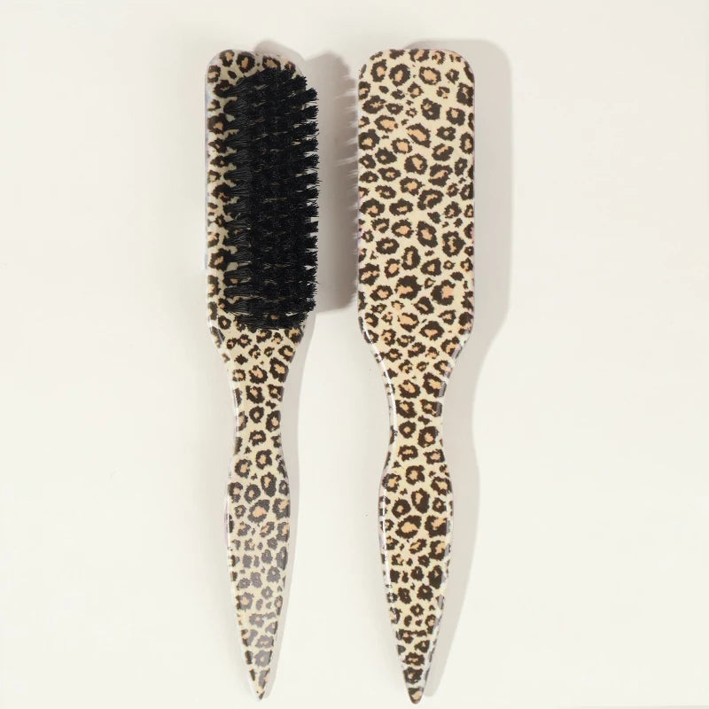Bristle Slick Back Hair Brush for Sleek Ponytail Bun & Smoothing Baby Hairs, Flyaways, Edge Control - Backcombing & Teasing