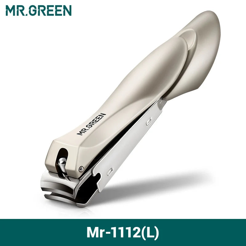 MR.GREEN Anti Splash Nail Clippers Stainless Steel Fingernail Cutter Manicure Tools Bionics Design Nail Trimmer