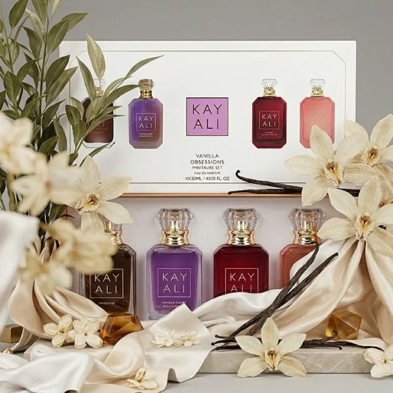KAYALI Perfume Set 30ml Long Lasting Unisex Mini Fragrance Collection Sweet Vanilla Gourmand Luxury Portable Travel Elegant Gift