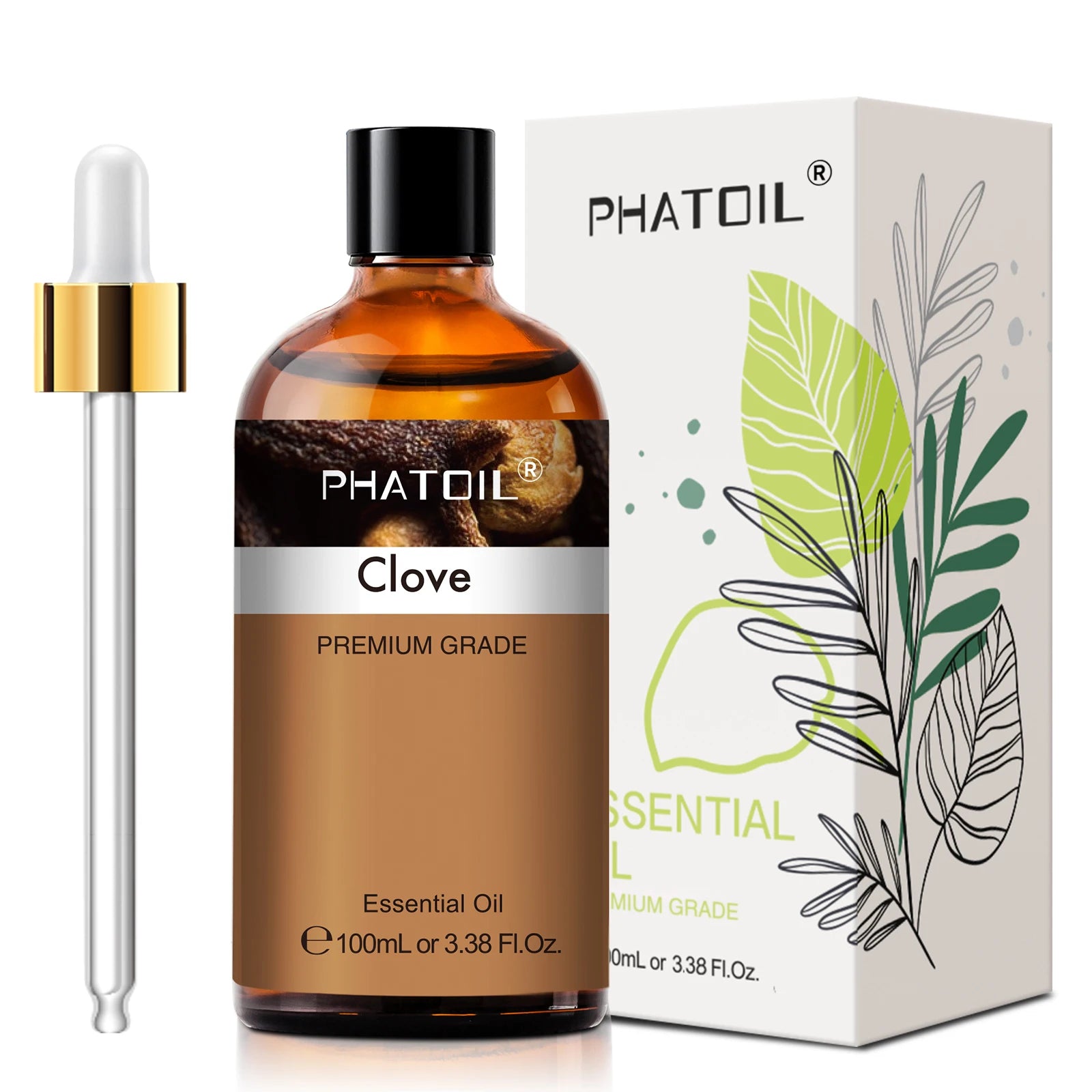 PHATOIL 100ml Pure Essential Oil Lavender Jasmine Vanilla Sandalwood Sweet Orange Lemon Aromatherpay Essential Oils For Diffuser