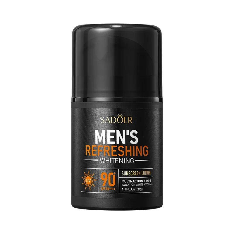 Men's Collagen Sunscreen BB Cream Refreshing Whitening Sun Cream Anti-Aging Moisturizing Long-lasting Skin Protective Sunblock