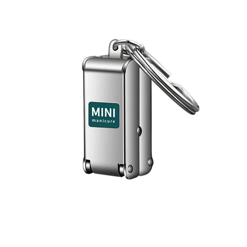 1pc Cute Nail Clippers with Storage Stainless Steel Compact & Portable Nail Trimmer with Blade Angle Durable Manicure Tool