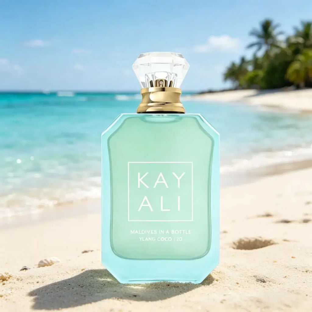 Kayali Maldives Yilan Coconut No. 20 Neutral perfume, 3.4oz, 100ml, lasting and fresh, tropical flower and fruit tone, fully sho