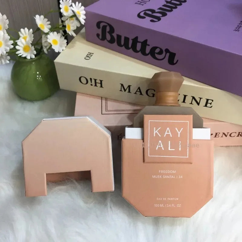 100ml KAYALI Perfume Long Lasting Elegant Fresh Soft Floral Fruity Natural Luxury Fragrance Collection Freedom Musk Santal 34