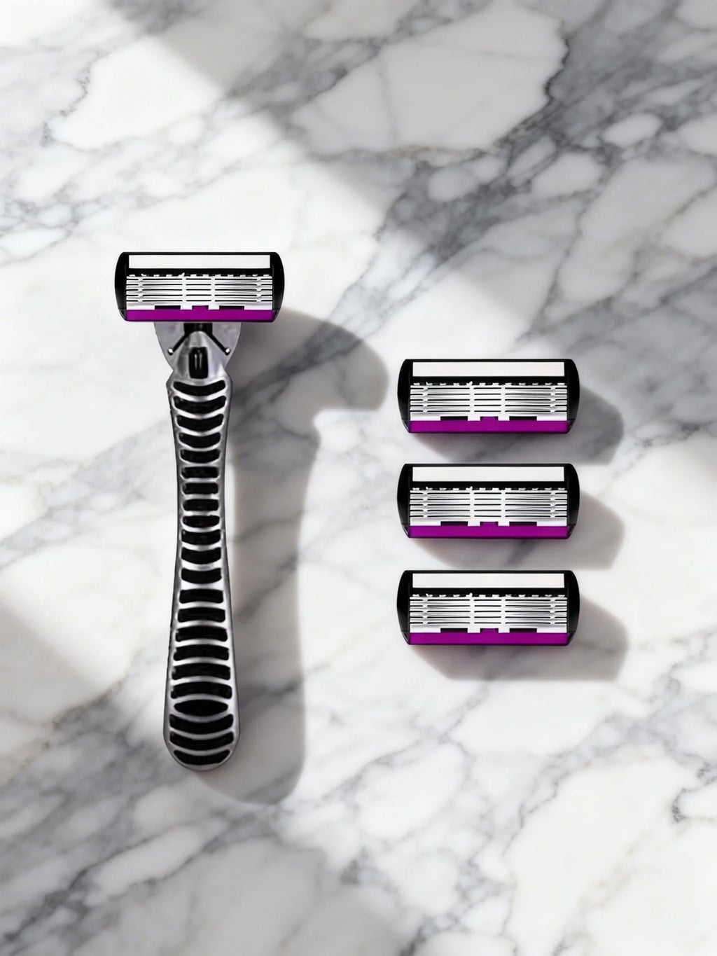 3/6/12 Pcs/ High Quality Man Safety Razor Blade 6 Layer German Stainless Steel Shaving Cartridges Compatible Mach Shaver
