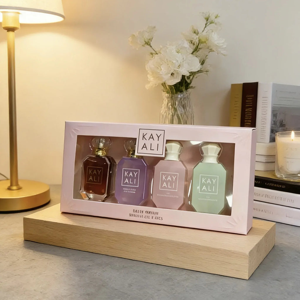 Kayali Arabic Perfume Set 30ml X4 Long Lasting Luxury Unisex Portable Mini Fragrance Collection Sweet Rich Smooth Premium Exotic