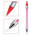 1Pc Dual-ended Rhinestone Gems Picker Dotting Pen Wax Pencil Acrylic Handle Crystal Studs Picker Manicure Nail Art DIY Tools