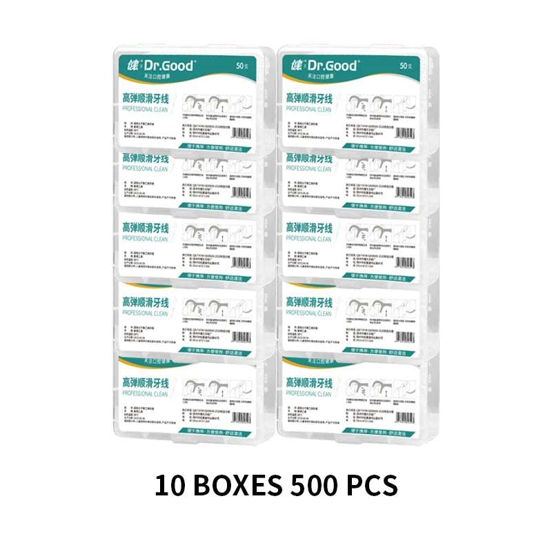 1/2/5/10 Box Portable Disposable Dental Floss Plastic Toothpick High-tension Dental Floss Stick Dental Floss Box ﻿Oral Care