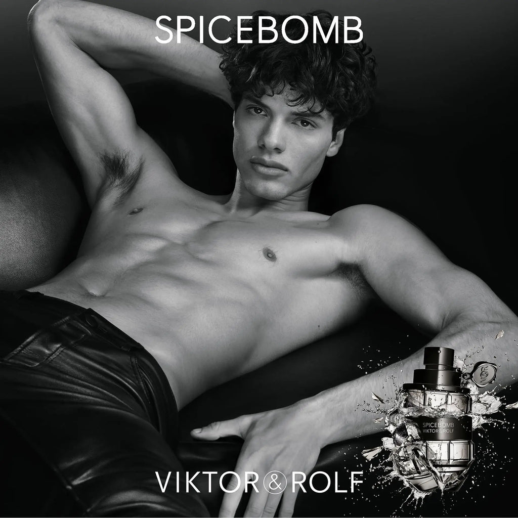 Viktor&Rolf Spicebomb Eau De Toilette Woody & Spicy Cologne for Men - with Notes of Citrus & Tobacco 90ML Cologne Persistence