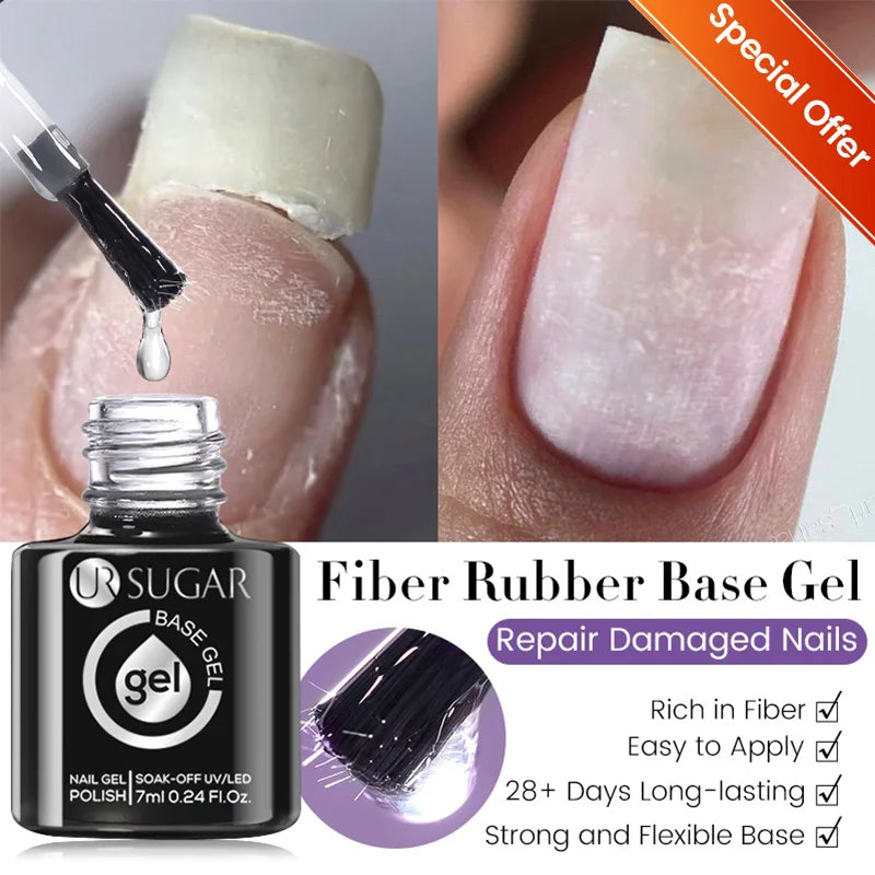 UR SUGAR 15ml Champagne Gold Sliver Reflective Glitter Gel Nail Polish Varnish Semi Permanent Soak Off UV Gel For Manicure Art
