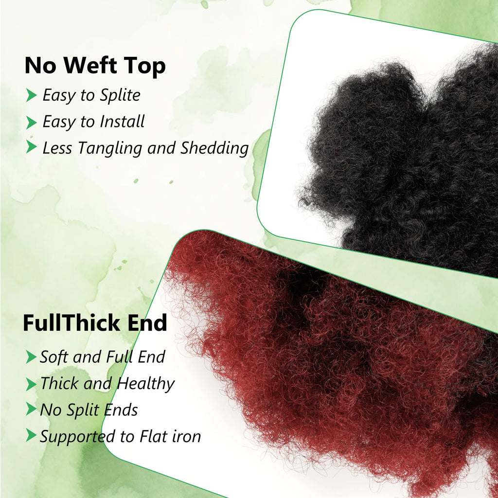 70g/pack #1B/BUG Very Soft Synethic Hair Bundles No Weft Semi-natural Hair Extensions for Twist, Braiding