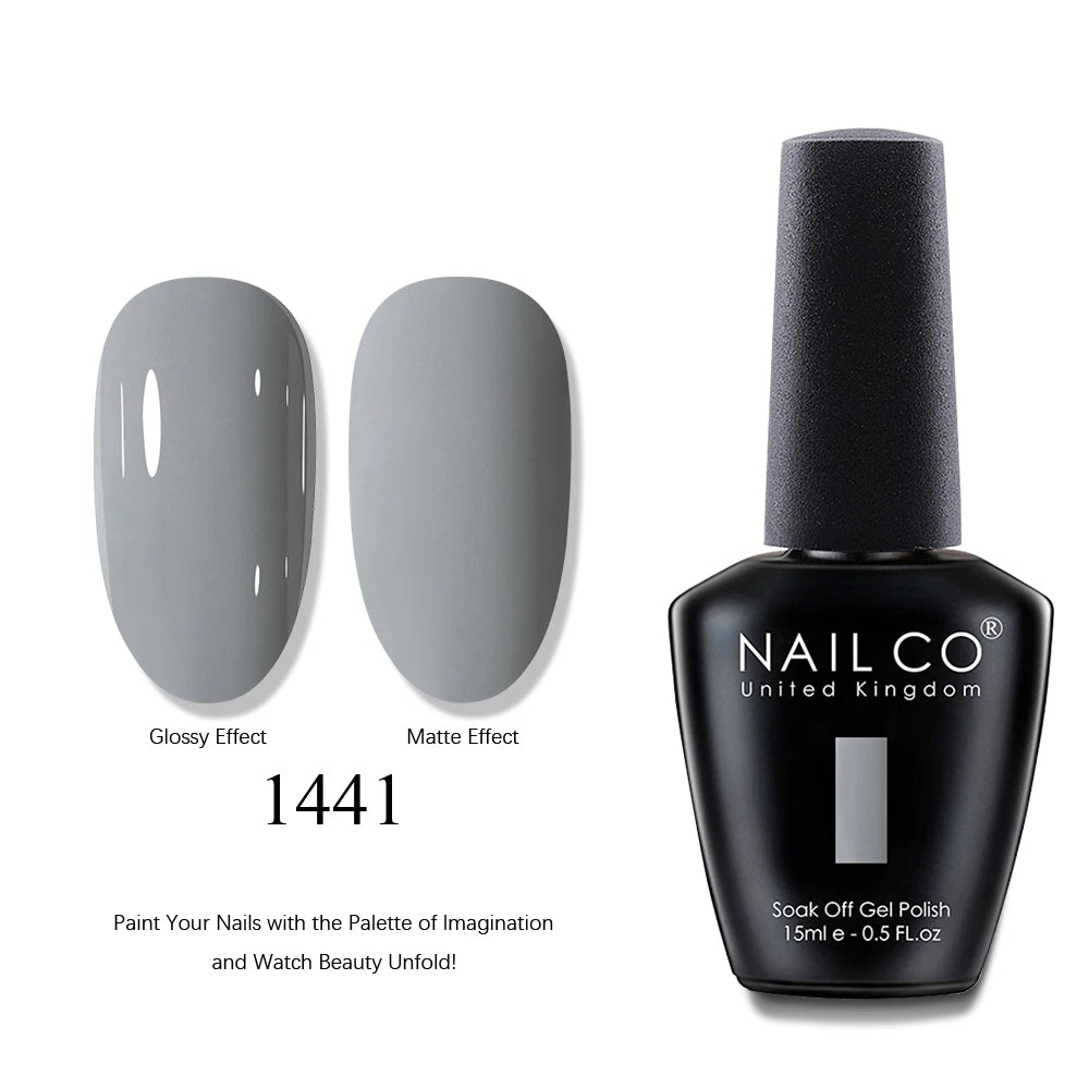 NAILCO 15ml Brown Nails Art Red Color Gel Nail Polish Semi-permanent UV Gel Polish Coffee Manicure Chocolate Hybrid Nail Varnish