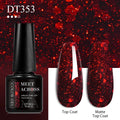 7ml Burgundy Crimson Nail Gel Polish, High Pigment, Non Streak, Long Lasting, UV LED Soak Off Nail Art Gel for Home Salon DIY
