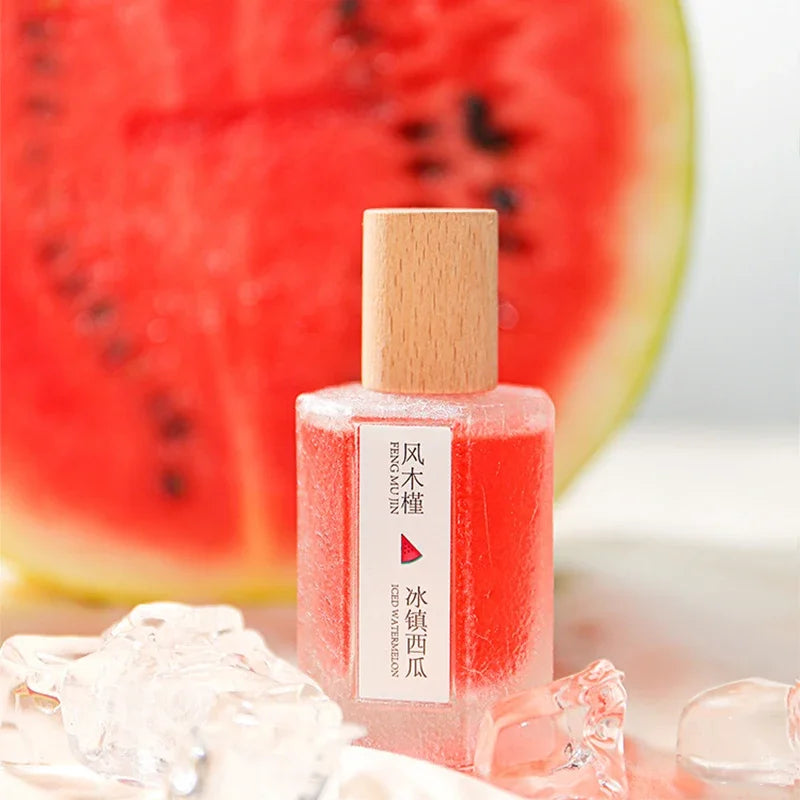 Fruit Series Natural Perfume Sweet Watermelon Peach Eau De Toilette Fresh Lasting Fragrance Charming Refreshing Scent Body Spray