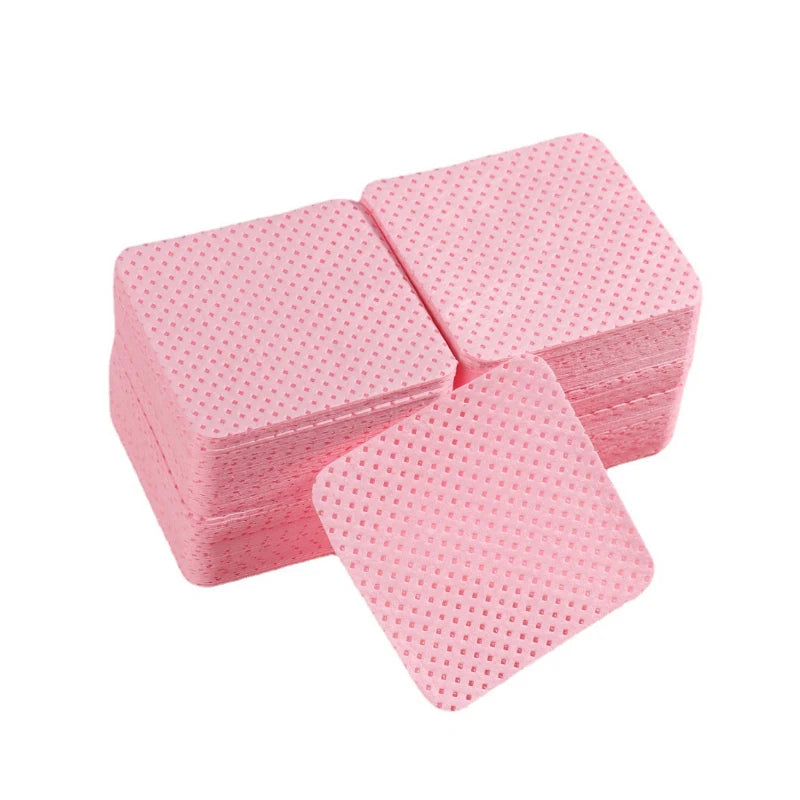 300 pcs Nail Polish Remover Wipes Nail Cleaning Pads, Non Woven Nail Pads for Women Girl Beauty Salon