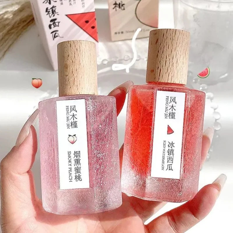 Fruit Series Natural Perfume Sweet Watermelon Peach Eau De Toilette Fresh Lasting Fragrance Charming Refreshing Scent Body Spray