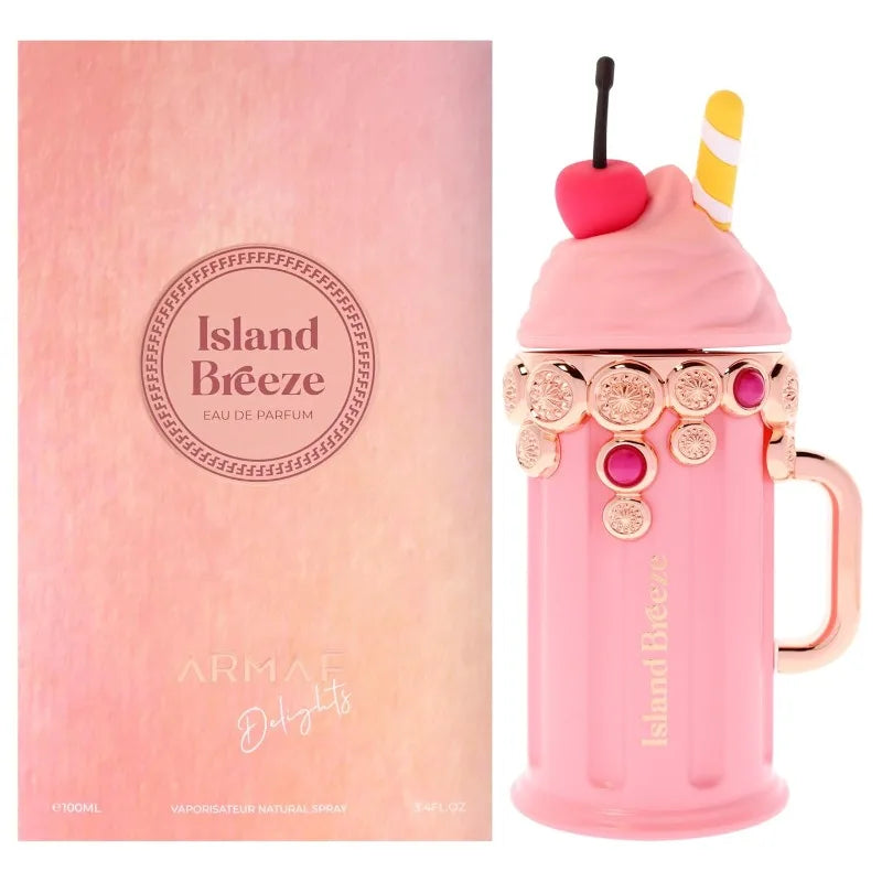 Armaf Island Breeze Eau de Parfum Spray 3.4 Ounce Original Arab Perfumes Lasting Floral Fruity Pheromones Cologne Perfume 100 ML