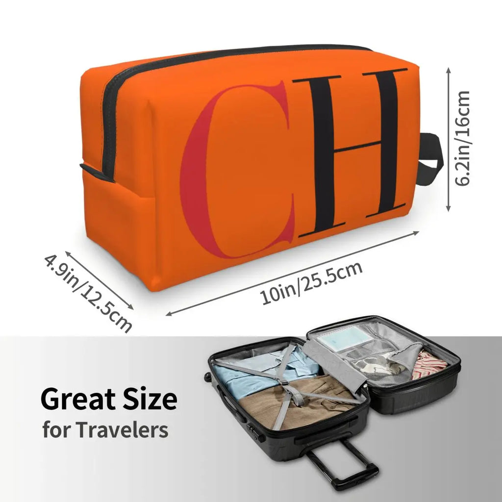 Custom C-carolinas Print Makeup Bag Women Travel Cosmetic Organizer Cute Herreraes Storage Toiletry Bags