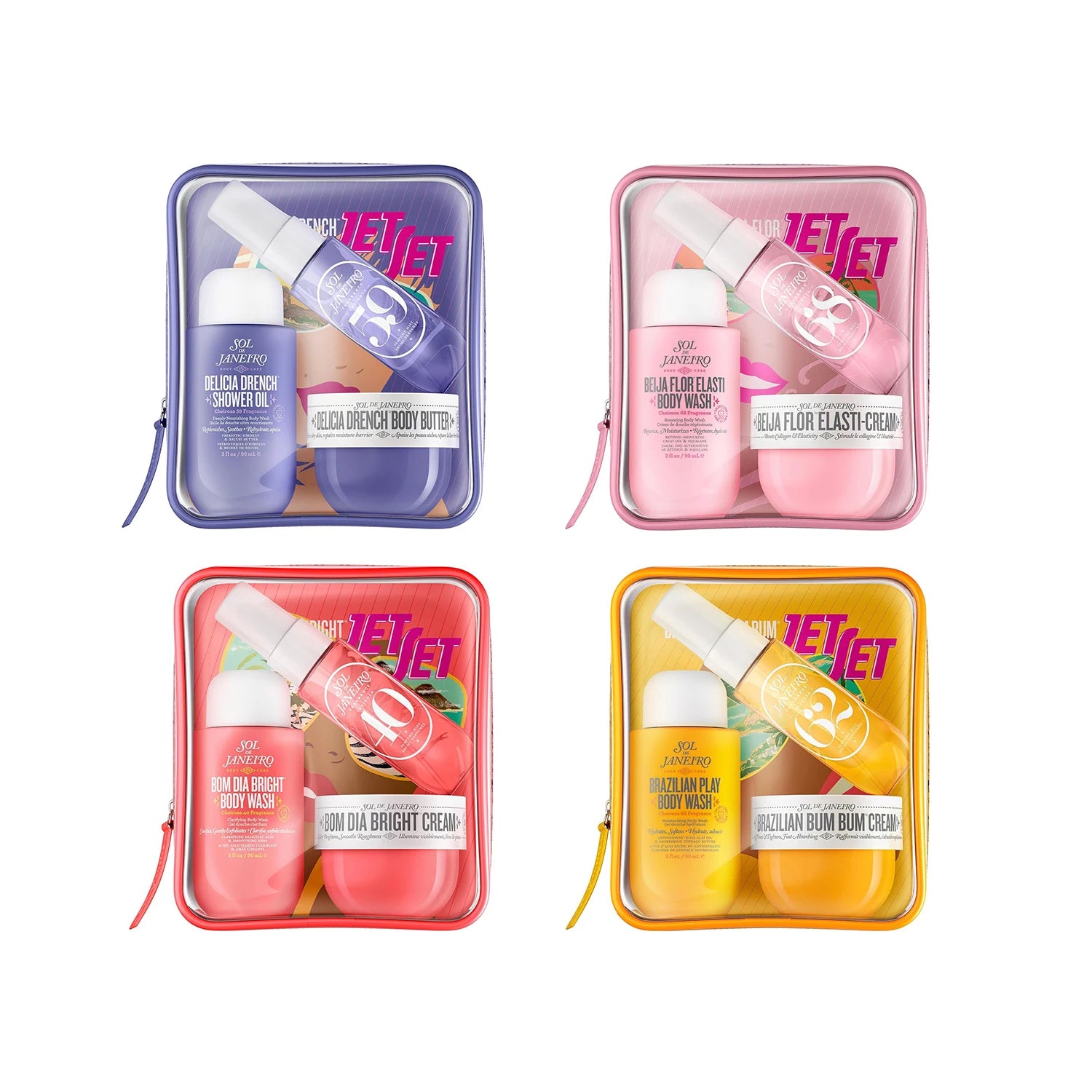 Sol de Janeiro Cheirosa Perfume Mist Set – Dragon Fruit, Lychee, Vanilla & Musk – Women's Fragrance Gift Set