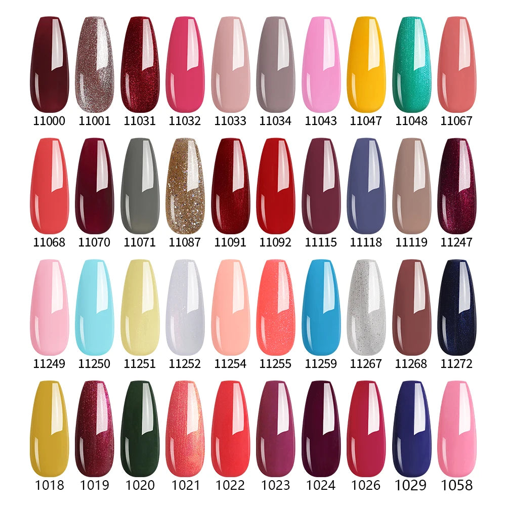 Clou Beaute 15ml Red Color Gel Polish Vernis Semi Permanent UV Varnish Gel Nail Polish Hema TPO Free Nails Art Manicure TOP BASE