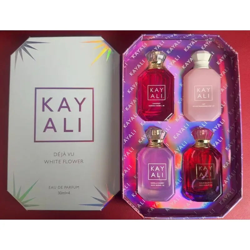 30ml*4 KAYALI Perfume Set Long Lasting Luxury Unisex Fragrance Collection Elegant Sweet Smooth Exotic Premium Signature Scent