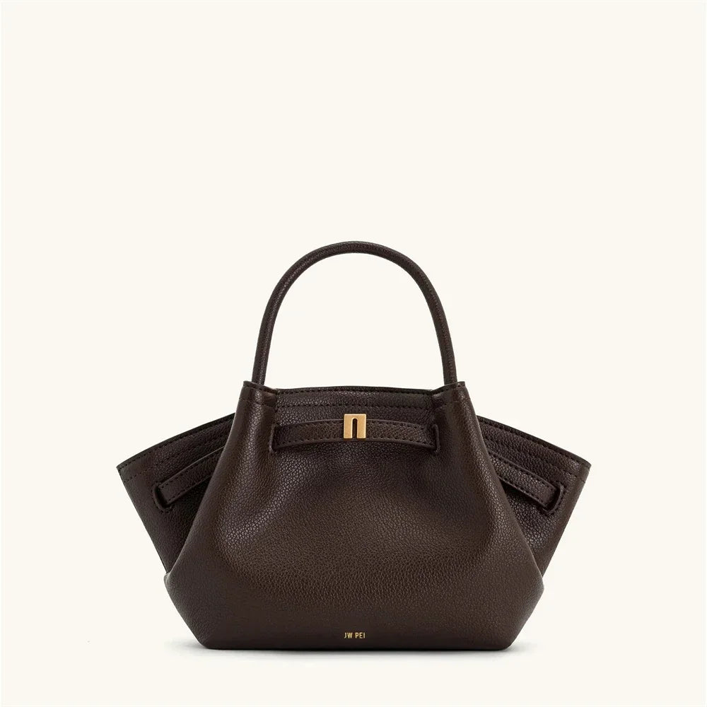 JW PEI Women's Dumpling Bag Large Capacity Tote Handbag, Trendy Shoulder Bag Light Luxury Soft Leather Casual Daily Crossbody