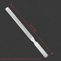 2Pcs Double-Sided Stainless Steel Nail Files, Professional Odorless Manicure Tools