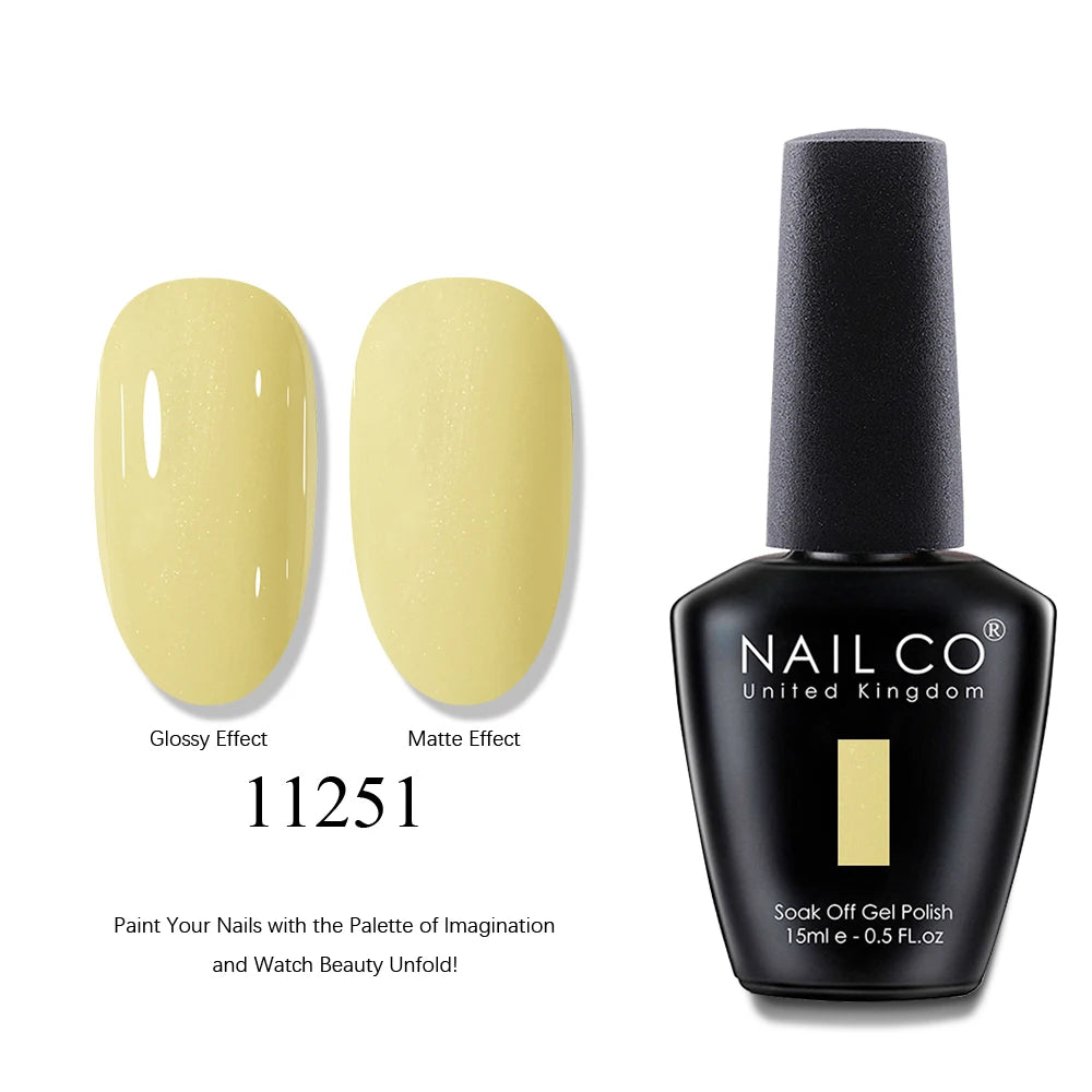 NAILCO 15ml Brown Nails Art Red Color Gel Nail Polish Semi-permanent UV Gel Polish Coffee Manicure Chocolate Hybrid Nail Varnish