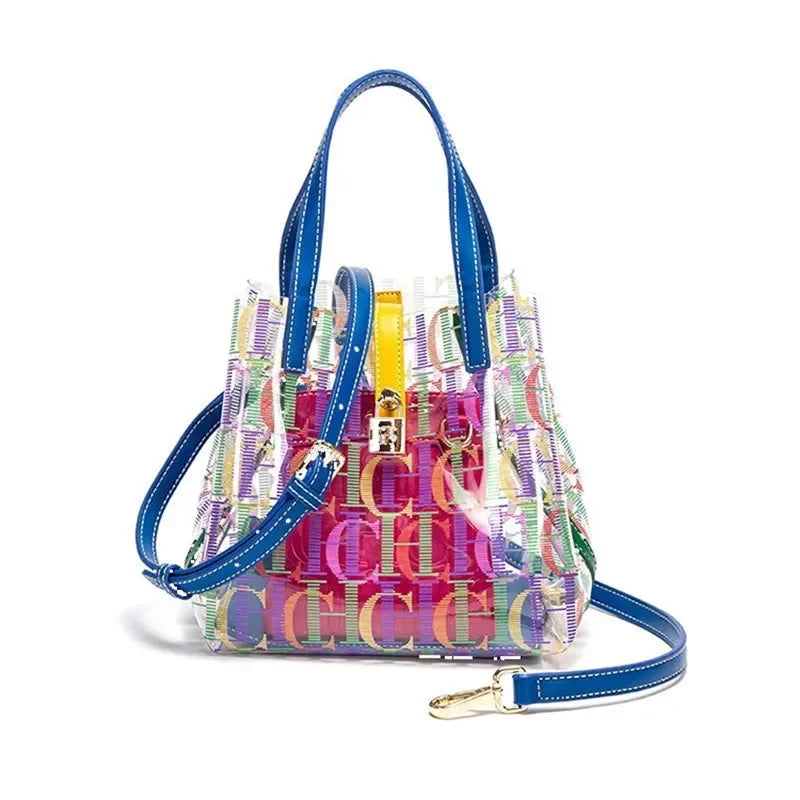 New Creative Personalization Trend Transparent Women's Bag Shoulder Bag Luxury Brand 2026 Fashion Design Trend Women's Handbag