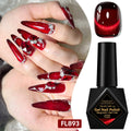 10ml Red Wine Magnetic Nai Gel Polish DIY Manicure Nail Art Varnish for Home Salon Long Lasting UV LED Vernis Easy to Apply
