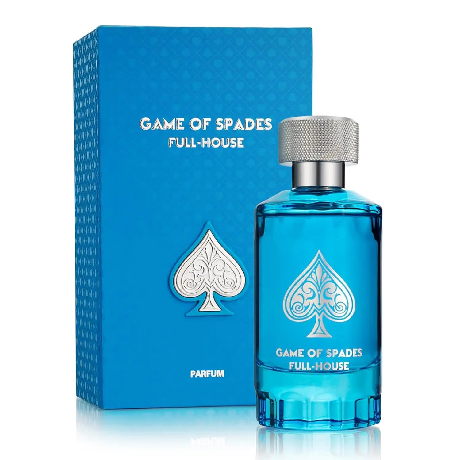 Jo Milano Game of Spades Perfume 100ml Unisex EDP Long Lasting 10h Warm Spicy Citrus Oud Moon Royale Full House Wildcard Spray Independence Day 4th of July Father Day Gift Idea Creative Birthday Wedding Anniversary Milestone Graduation Celebration Fine Mi