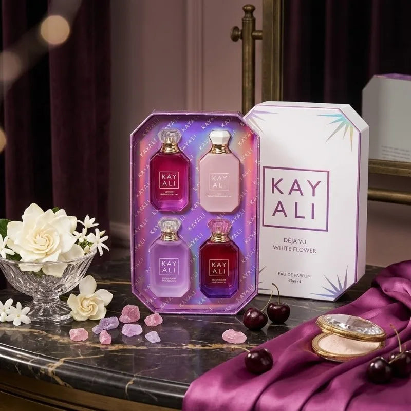 30ml*4 KAYALI Perfume Set Long Lasting Luxury Unisex Fragrance Collection Elegant Sweet Smooth Exotic Premium Signature Scent