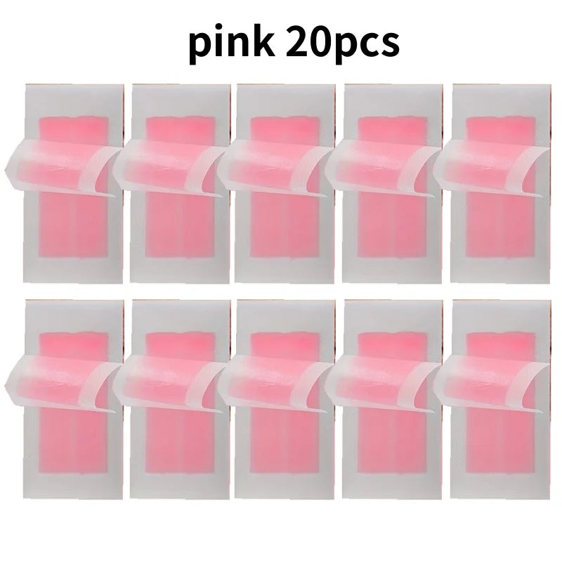 Professional Warning Tapes For Summer Hair Removal, Double Face Cold Warning Paper For Legs, Body, Face,6 Sticks, 10/20 Sticks