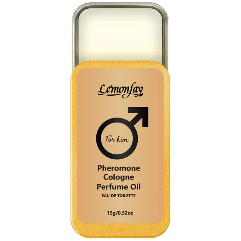 Lemonfay Men's Pheromone Mongolian Dragon Fragrance Balm, Long-lasting Scent, 15g/0.52oz, Suitable for Dates and Daily Use