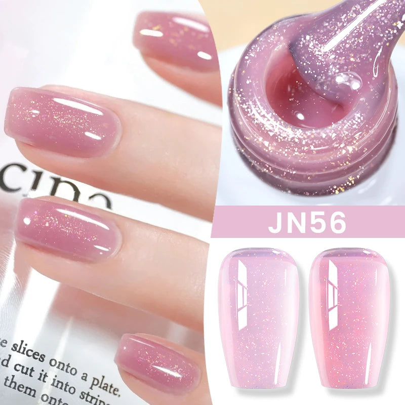 BORN PRETTY 83 Colors 10ml Jelly Nude Gel Nail Polish Autumn Amber Semi Transparent Manicure Soak off UV LED Nails Gel Varnish