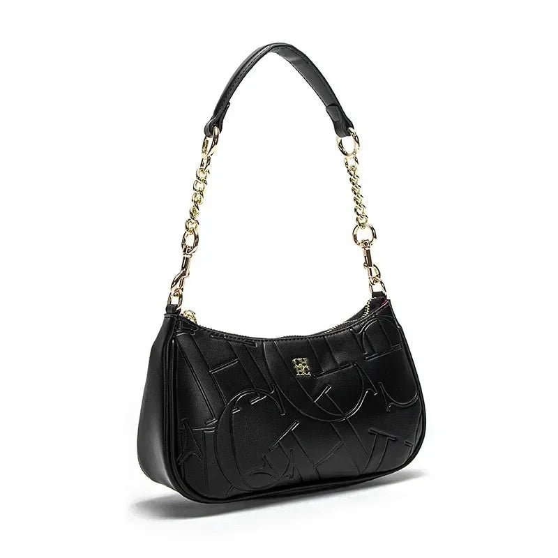 Fashion Classic Retro Design Ladies New Ladies Handbag Business Luxury Brand Printed Pattern High Quality Ladies Armpit Bag