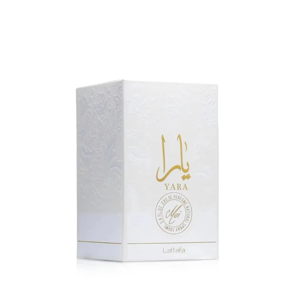 Yara Moi - Floral, Fruity, Gourmand - Eau de Parfum de Larga Duración para Mujeres, 3.40 Onzas / 100 ml