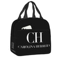 Custom C-carolinas Print Resuable Lunch Boxes Leakproof Herreraes Thermal Cooler Food Insulated Lunch Bag  Children Student