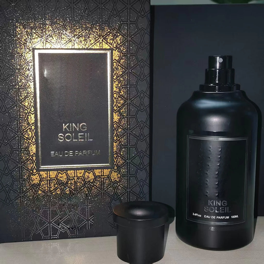 Bhara.r.a king Men's 3.4 Ounce King Golden Edition Eau de Parfum Perfumes Arabes Para Hombre,Vanilla Perfum,Men Cologne