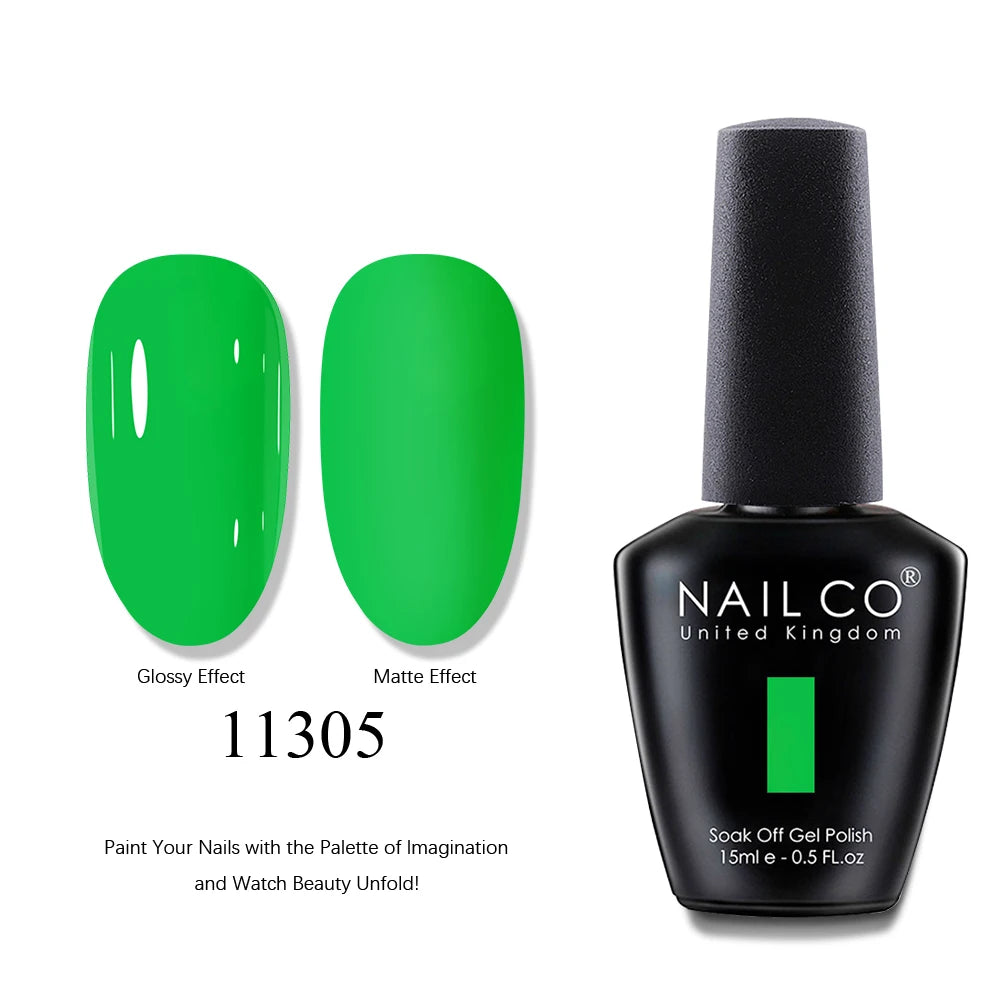 NAILCO 15ml Brown Nails Art Red Color Gel Nail Polish Semi-permanent UV Gel Polish Coffee Manicure Chocolate Hybrid Nail Varnish