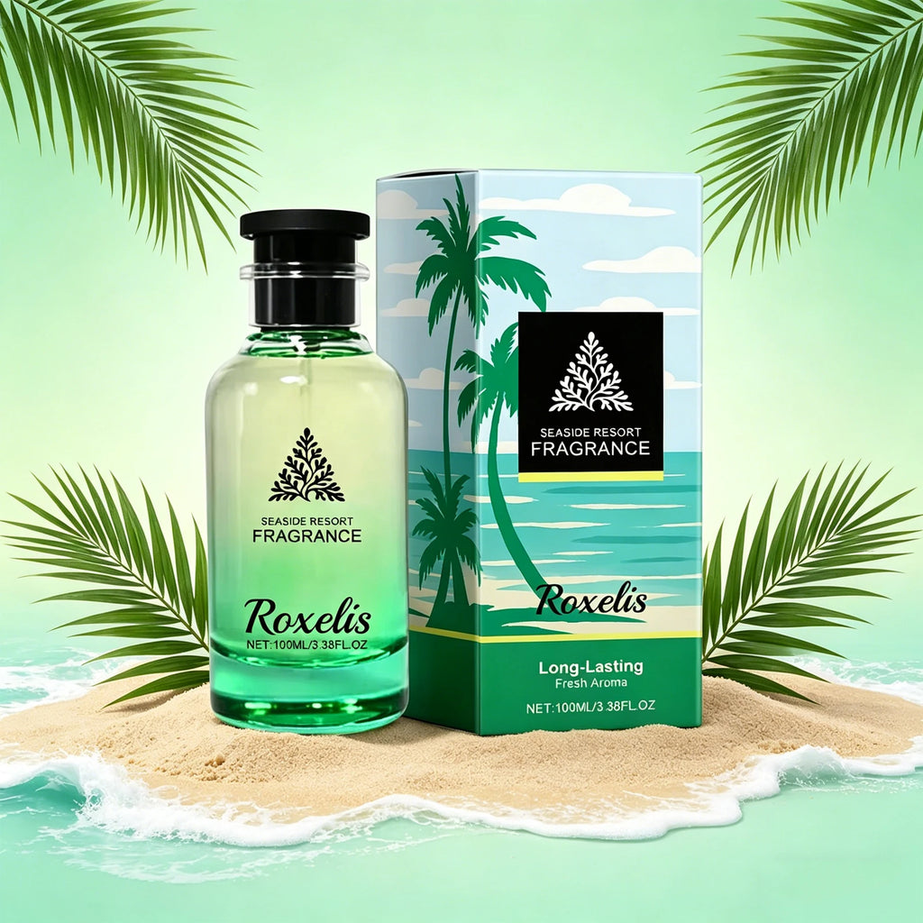 Roxelis 100ml Seaside Resort Fragrance Natural Fragrance Light Lasting Fragrance Layers Exhale Charm Everyday Portable Fragrance