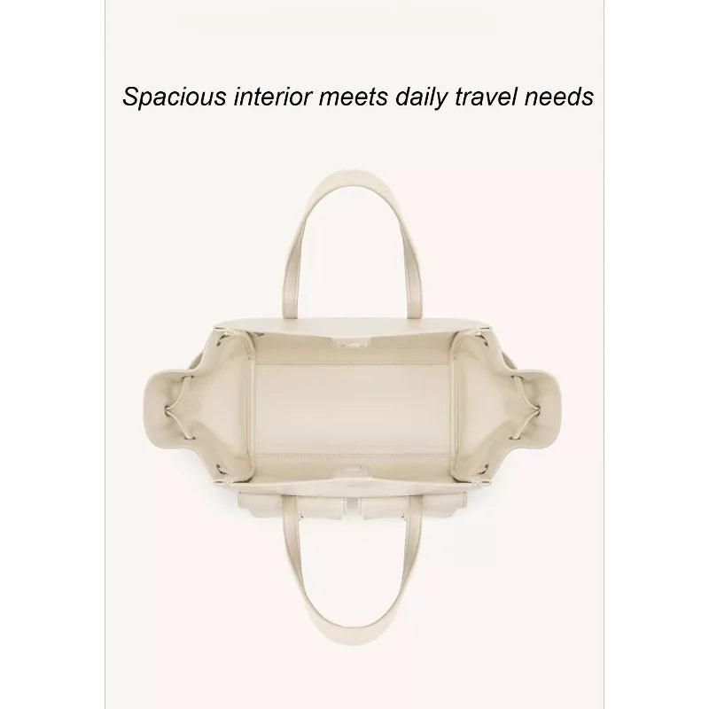 2026 Spring&Autumn JW PEI Pocket Handbag Linda Tote Bag for Women Large Capacity Commuter Shoulder Bag Crossbody Waxed Bag
