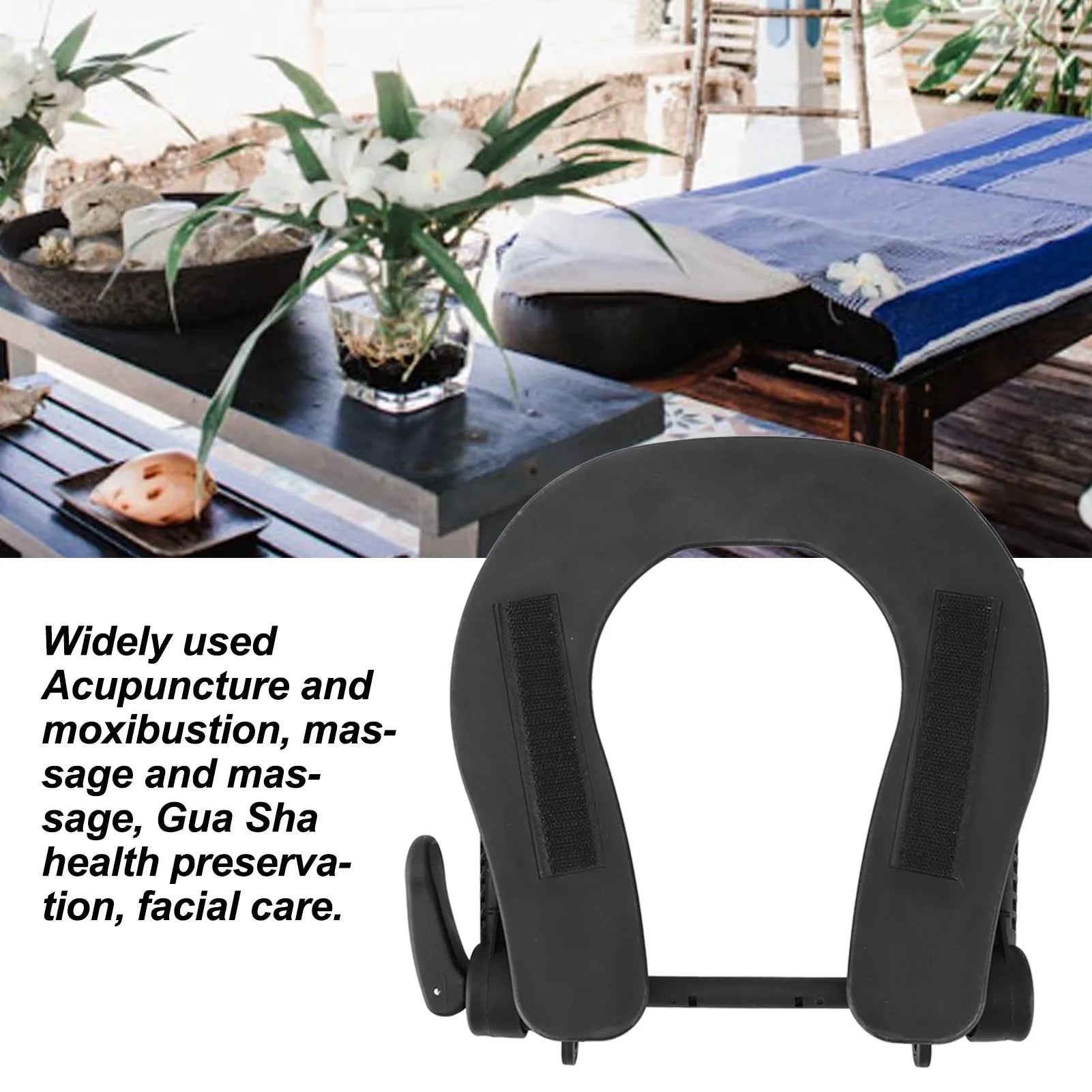 Massage Table Face Cradle Adjustable Decreases Face Pressure Massage Bed Chair Headrest Platform for Beauty Salon