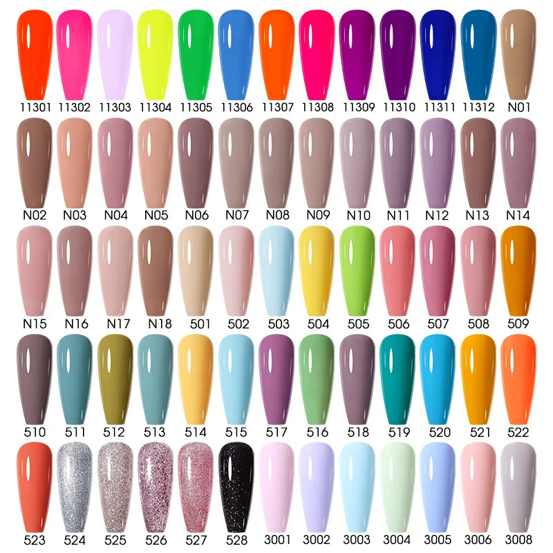 NAILCO 15ml Brown Nails Art Red Color Gel Nail Polish Semi-permanent UV Gel Polish Coffee Manicure Chocolate Hybrid Nail Varnish